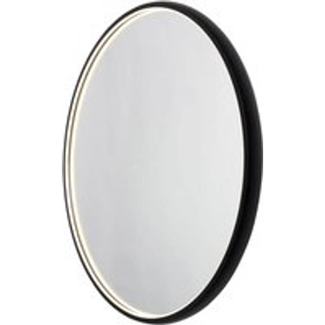 (32 Watt) Litecraft Nim Bathroom LED Mirror Light - Black