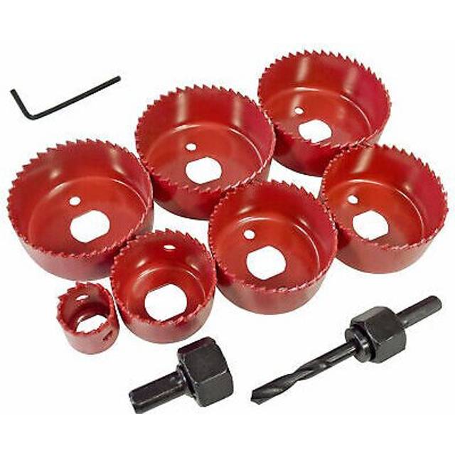 10pc Hole Saw Down Lights Cutter Saw 22mm 44mm 54mm 57mm 60mm 64mm 67mm 60058C