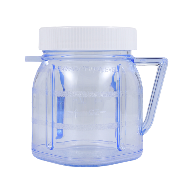 For Blender Replacement Parts, 4937 Mini Osterizer Jar Accessory, Cup Plastic Jars with Lids (1 Pack)