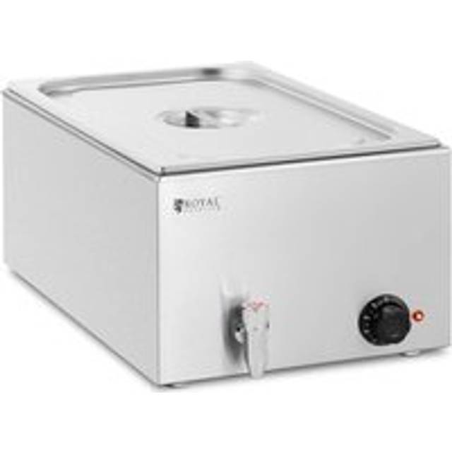 Bain Marie Food Warmer 640 w Perforated pan gn 1/1 with lid 30 - 80 °c 20 l
