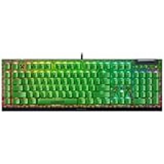 RAZER Blackwidow V4 X Mechanical Gaming Keyboard - Minecraft Edition, Green