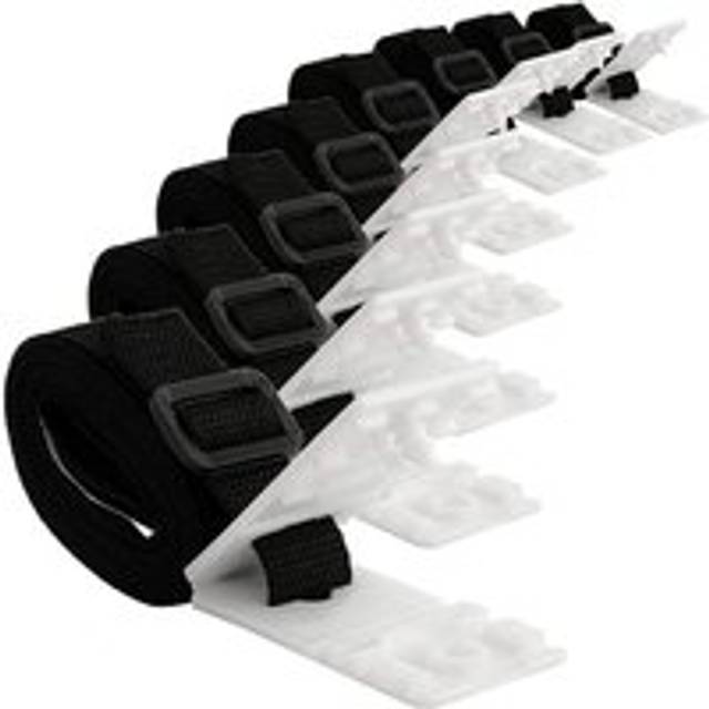 Tinor - Solar Pool Cover Fixing Kit - 8 Solar Cover Straps - Solar Cover Strap Kit for Mobile Reel Systems, Pool Covers & Tarps