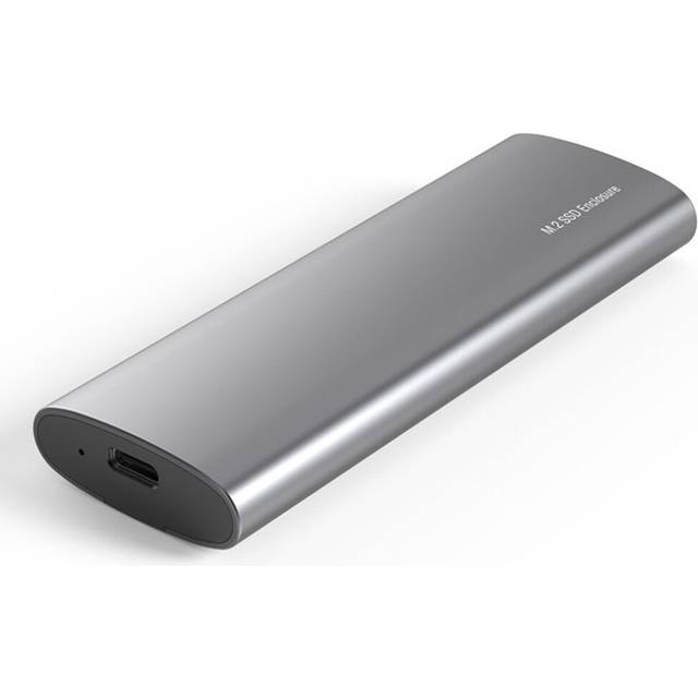 (smooth) Aluminum Alloy External Hard Disk Box Type-C 3.1 Enclosure Gen2 to M.2 NVME/SATA SSD