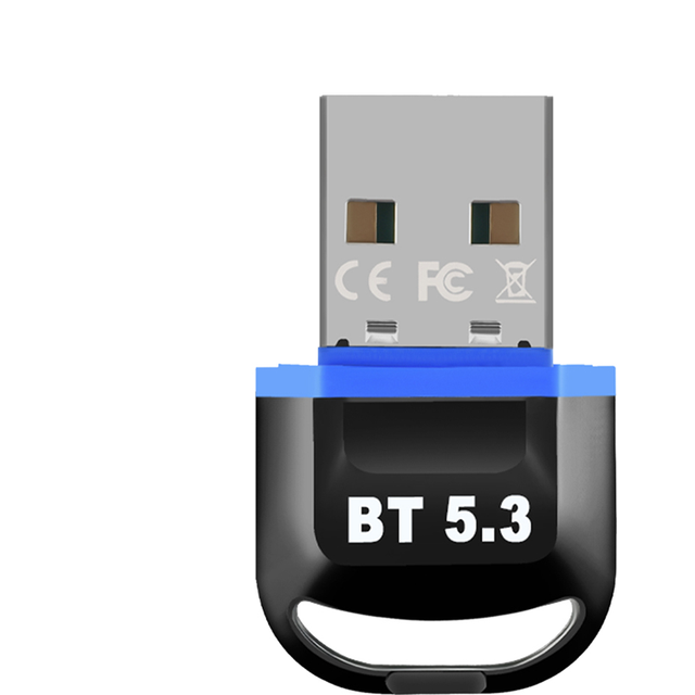USB Bluetooth Adapter for Pc Dongle 5.3 Wireless Connector Receptor Key Computer
