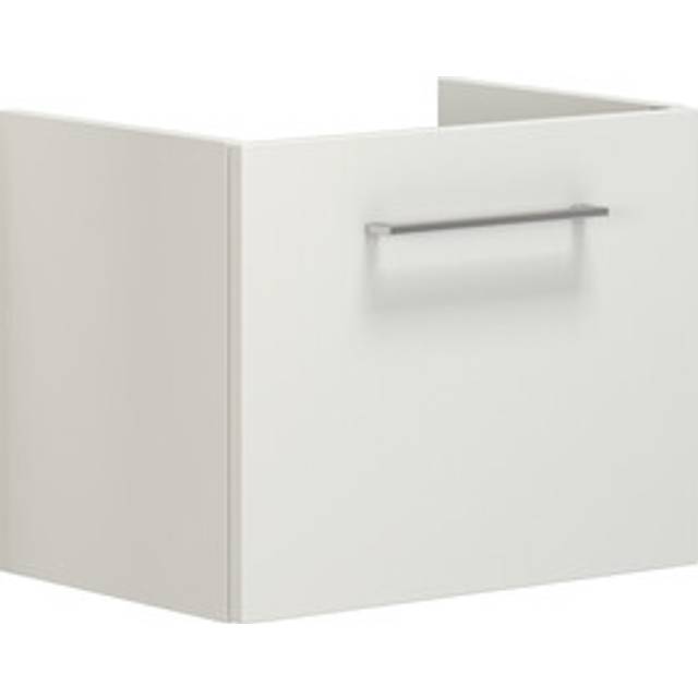 Tvättställsskåp Scanbad Multo 1 Låda Grund Slät Vit Matt 40Cm