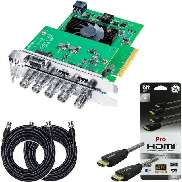 Blackmagic Design DeckLink 8K Pro G2 Capture Card with Quad Link 12G-SDI (Black)