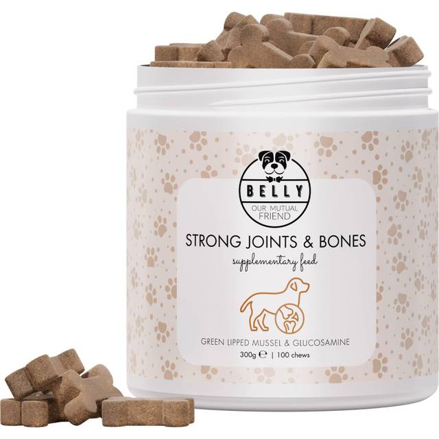 Belly Chews Joint Supplements for Dogs - 300g - Dog Joint Supplements for Senior Dogs - Joint Aid for Dogs & Joint Care for Dogs: 100 Large Dog