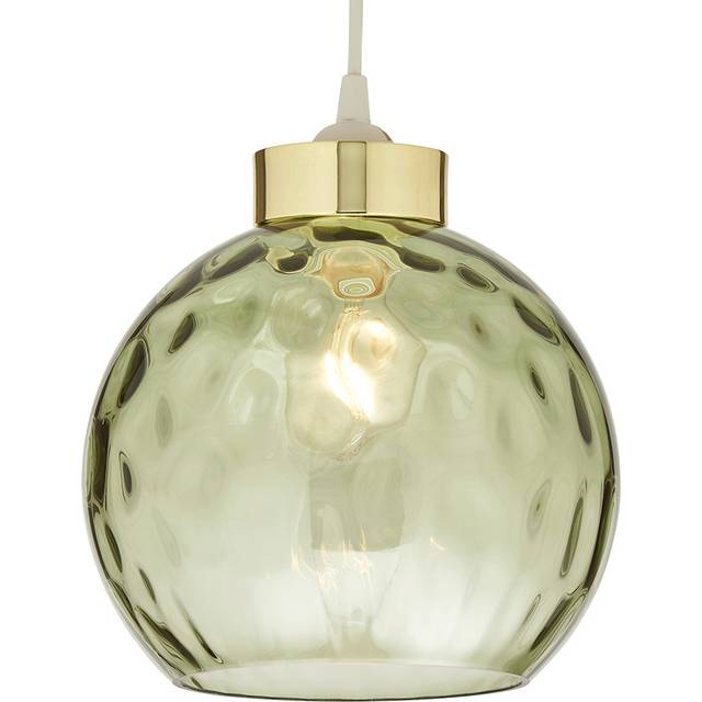 BHS Deana Dimpled Glass Ball Easyfit - Dark Green
