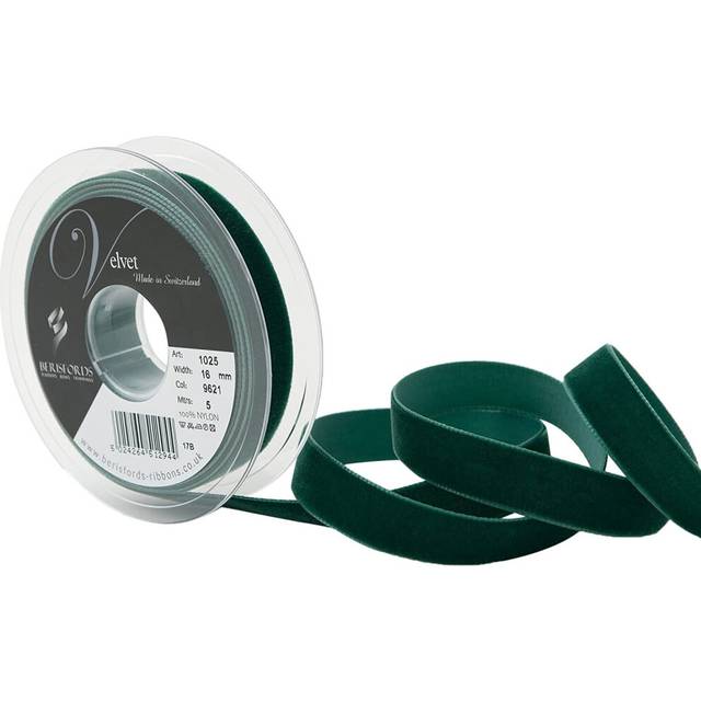 Berisfords Velvet Ribbon Mini Roll 9621 Bottle