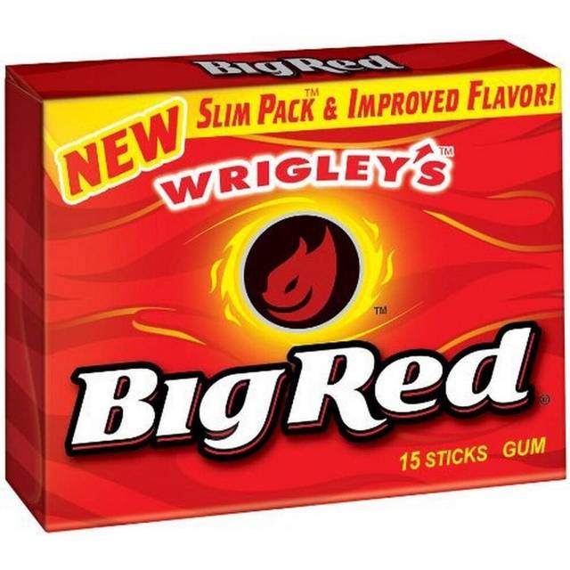 Big Red Cinnamon Chewing Gum (15 Sticks)