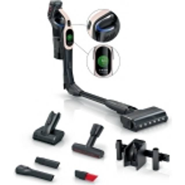 Bosch Genopladelig Støvsuger, Unlimited 10, Pudderrose Skaftdammsugare