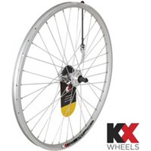 KX Wheels MTB Doublewall Q/R Screw On Disc Brake Rear 26" Wheel - Silver