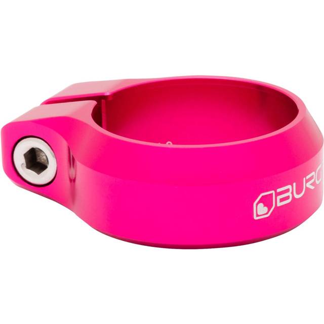 Burgtec Seat Clamp - Toxic Barbie Pink, 39.7 mm