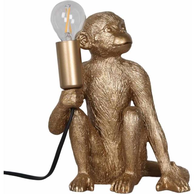 Gold Monkey Table Lamp or Beside Light