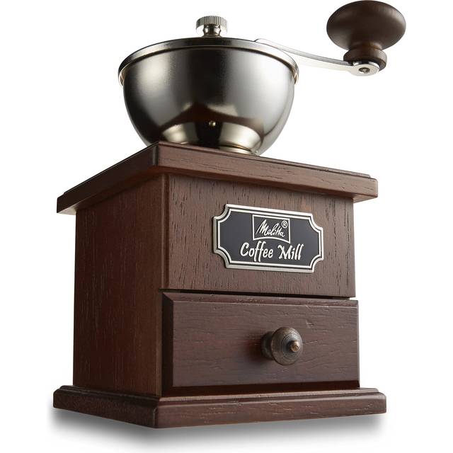 Melitta Coffee Mill Hand Grinder Manual Wooden Classic Brown MJ-0503 brun