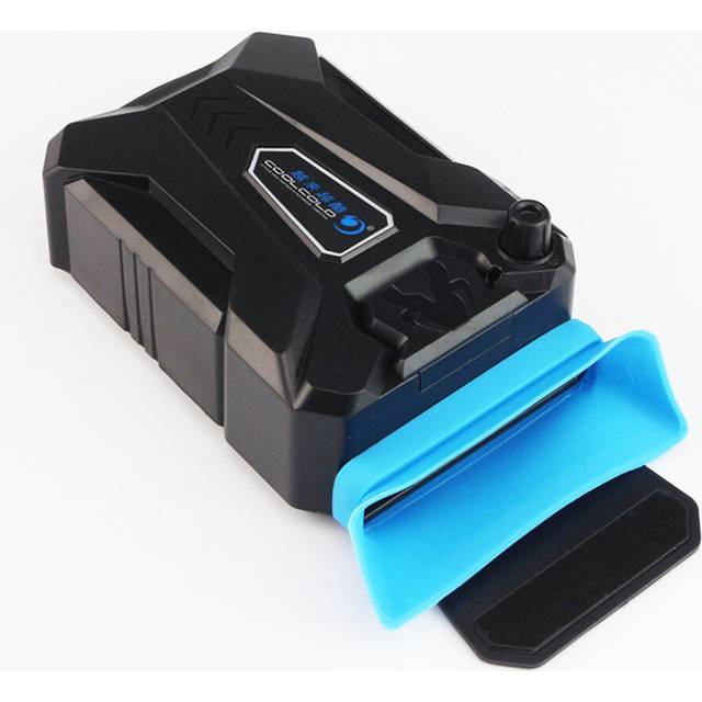 Vacuum Portable Notebook Laptop Cooler USB Air External Extracting Cooling Fan for Laptop Speed Adjustable for 15 15.6 17 Inches