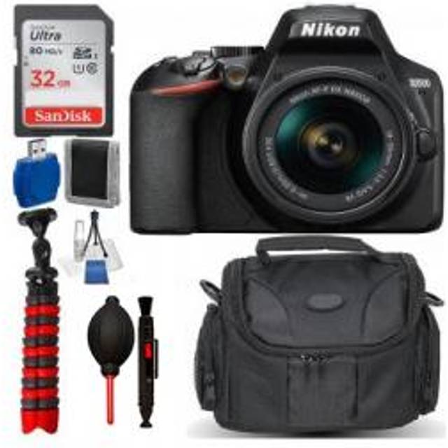 Nikon D3500 DSLR Camera with AF-P DX 18-55mm f/3.5-5.6G VR Lens Accessory Bundle