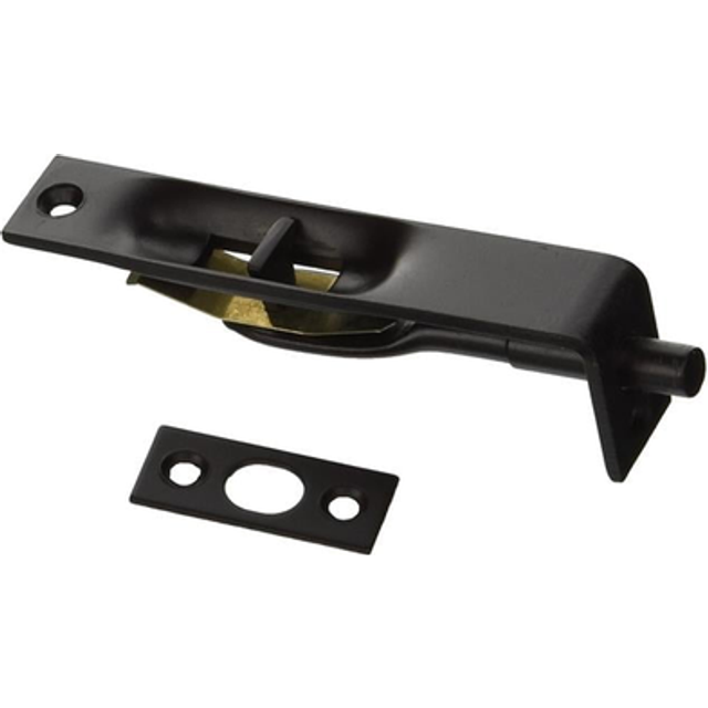 4 in. Flush Bolt Heavy Duty Solid Brass - Oil Rubbed Bronze