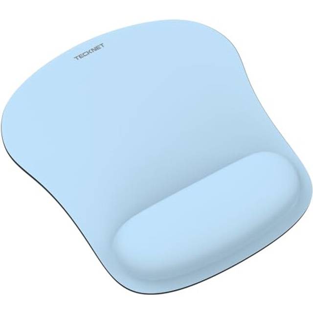 Mouse Mat with Memory Foam Rest -Non-slip Rubber base- Special-Textured Water-Resistant Surface
