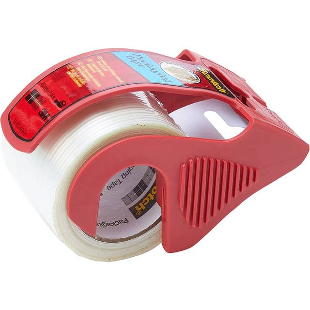 Scotch X5009D Packaging Tape on Easy Start Dispenser, White