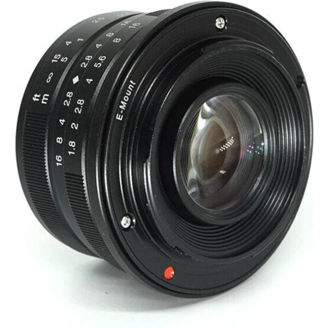 (Black, Sony) 25mm F1.8 Prime Lens for Sony E Mount for Fujifilm for Canon EOS-M Mout Micro 4/3 Cameras A7 A7II A7R for Panasonic for OLYMPUS epm1