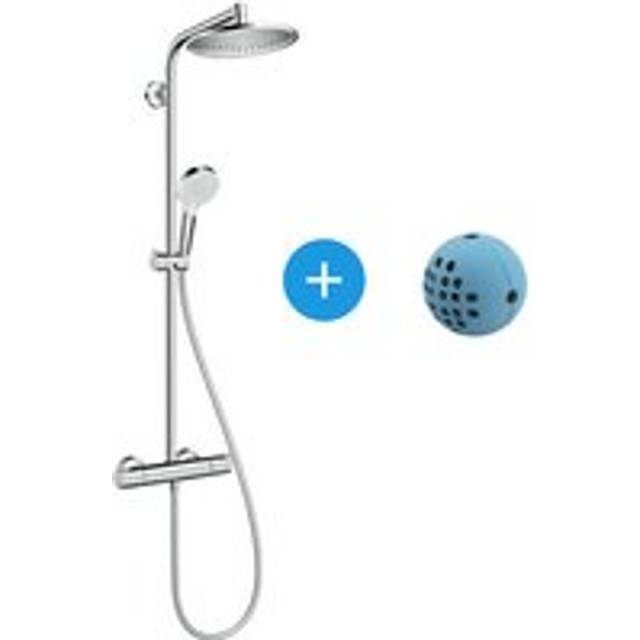 Hansgrohe Set shower column SHOWERPIPE CROMETTA S240 chrome + IPS WashBall (27267000)