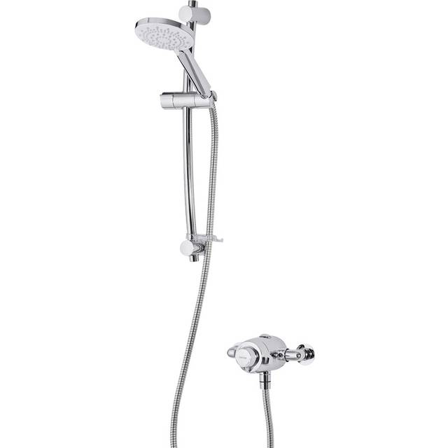 Triton Showers Triton Valdi 2 Thermostatic Concentric Mixer Shower in Chrome Stainless Steel