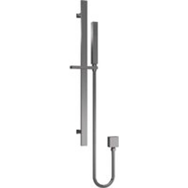 Nuie Square Slider Rail Kit With Elbow - Brushed Gun Metal