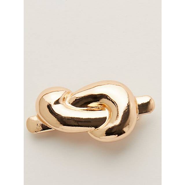 Roundabout Jumbo Barrette in Gold