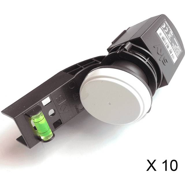 10 x Genuine Wideband 2 Way LNB for Sky Q Freesat 4K PVR x MK4 Zone 1,2 Dishes