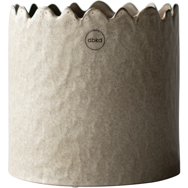 DBKD Flowery kruka Ø16 cm Beige