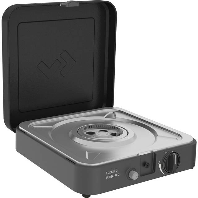 Cadac 1 Cook Turbo gasspis med tändningsskydd inkl. grill-/stekplatta