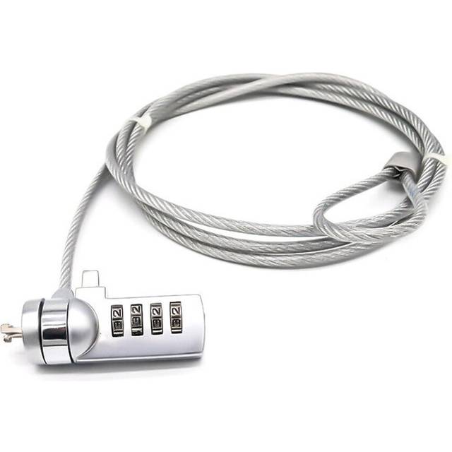 4 Digit Laptop Anti Theft Lock Security Cable Password Protections
