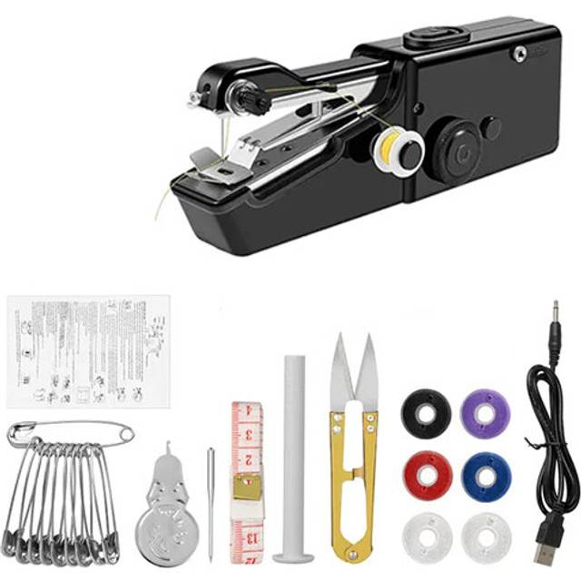 Mini Portable Electric Sewing Machine Black