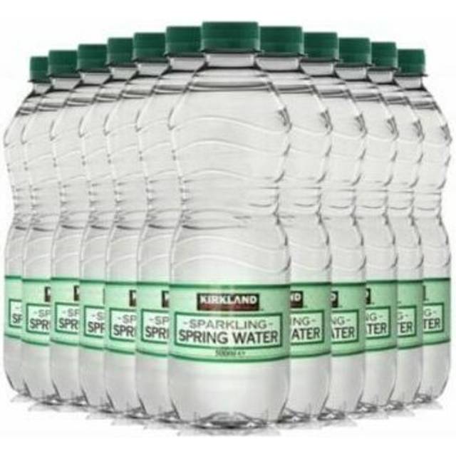 Kirkland Signature Sparkling Spring Water 40 x 500ml Screw Bottles