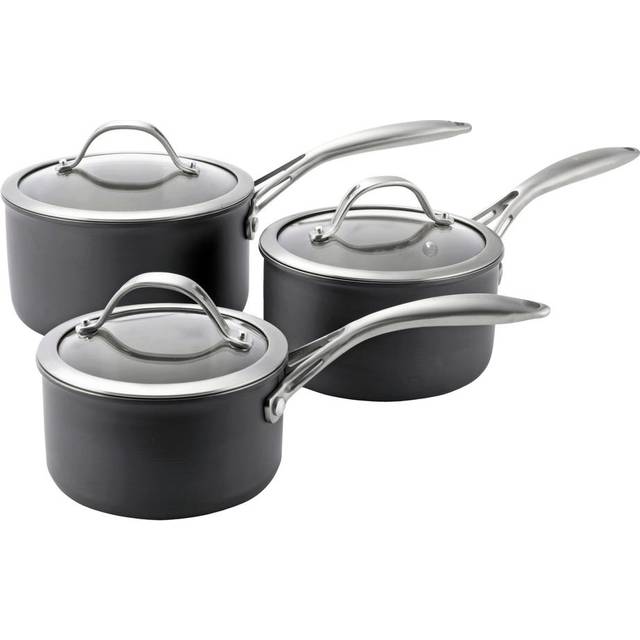 ProCook Professional Bi-Ply Cookware - Saucepan Set - 3 Piece