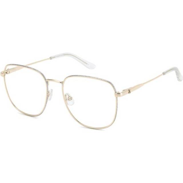 Juicy Couture JU 261/G Asian Fit J5G 52 Guldiga Glasögon (Endast Båge) Kvinna