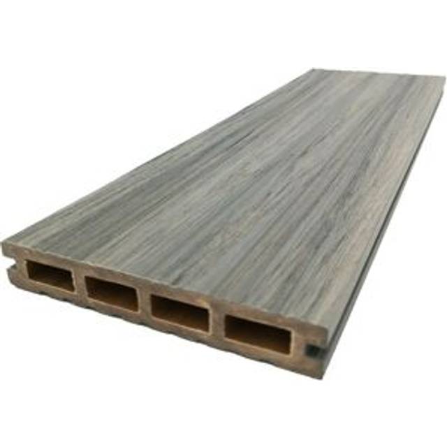 BSW Timber BSW Alchemy Habitat+ Composite Deck Boards in Grizedale Light Grey - 3.6m x 3.6m (Pack of 12)