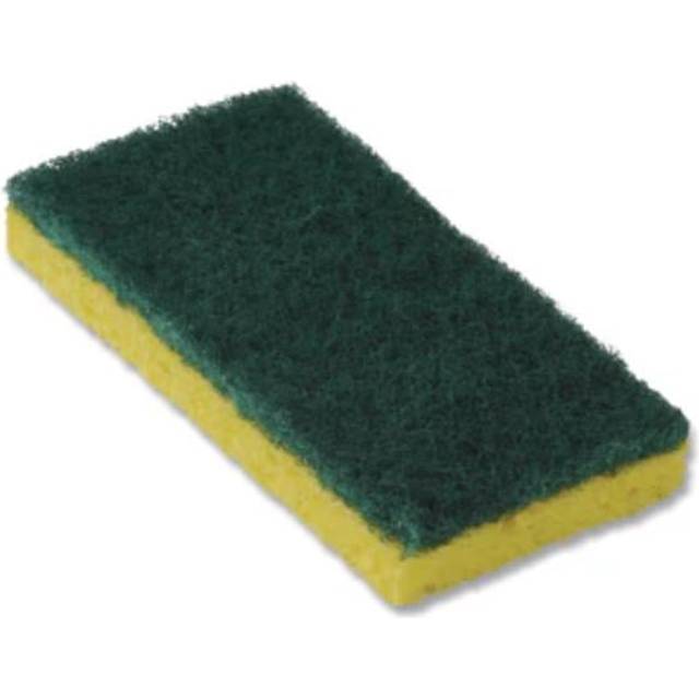 Americo AM7551013 Resort Cut Scrub Sponge, Yellow & Green - 40 per Case