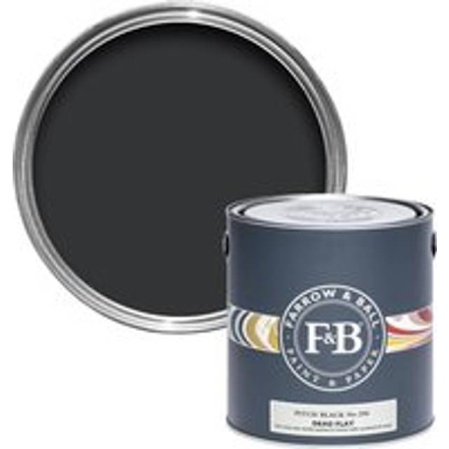 Farrow & Ball Pitch Black 750 ml Dead Flat No. 256