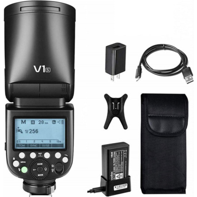 Godox V1 V1C V1N V1S V1F V1O TTL HSS 1/8000s Speedlite Flash with Xpro Trigger for Canon Nikon Sony - V1 Only