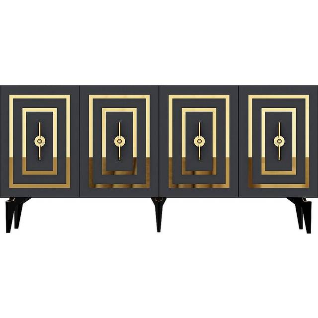 Hanah Home - Skänk Viola - Grå - Skänkar & sideboards - Från Homeroom