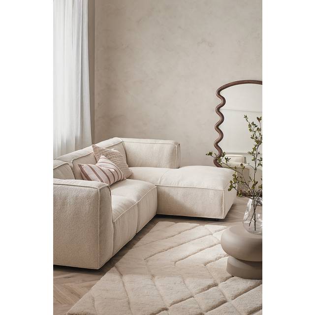 Ellos Home - Soffa Bina 3-sits med högerställd schäslong - Beige