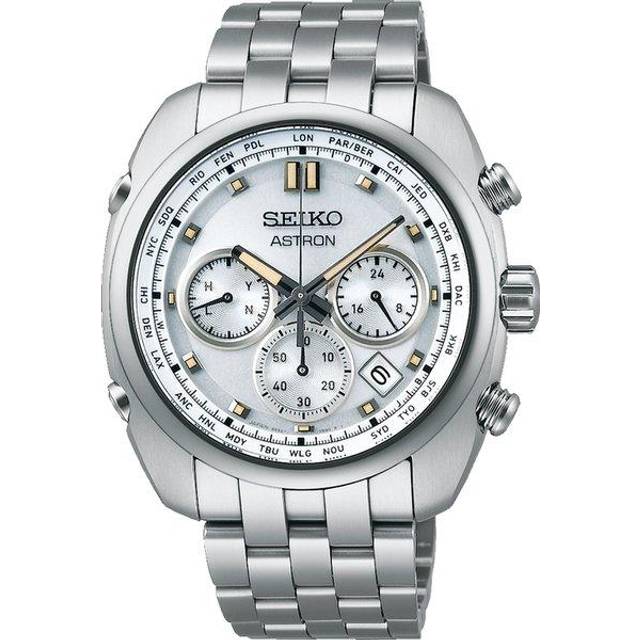 Seiko Unisex SBXY025 (ASTRON ORIGIN Solar Radio Controlled World Time Chronograph) Watch