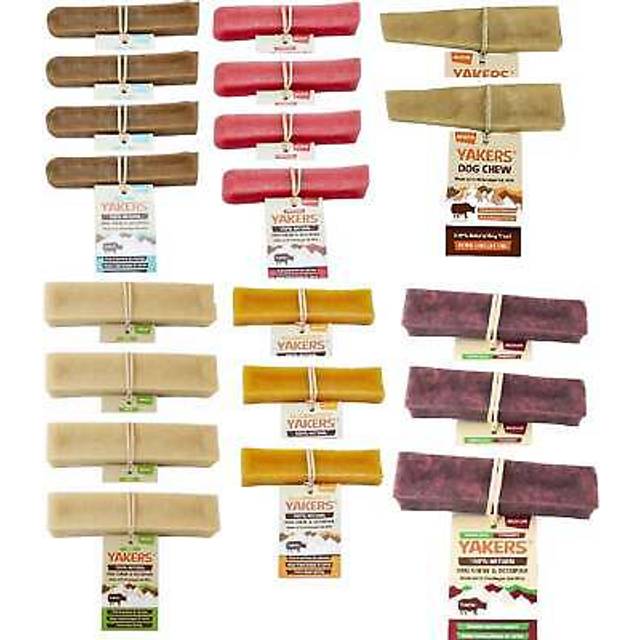 (Medium 20pk) Yakers Himalayan Yak Milk Dog Chew Multi Flavoured Box