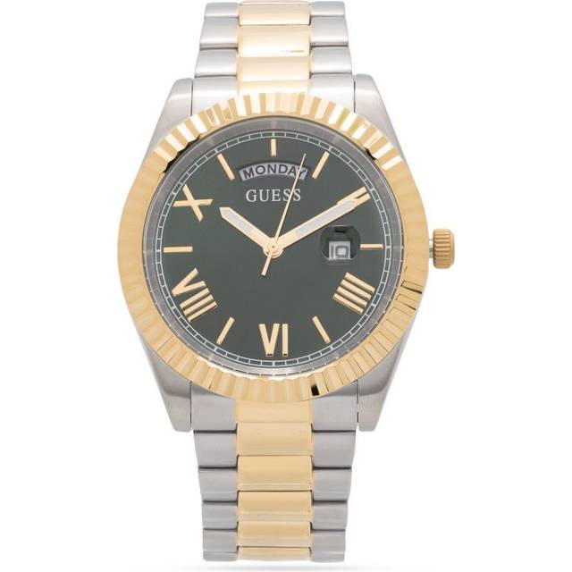 GUESS USA - Connoisseur quartz 45mm - men - stainless steel/glass - One Size - Green