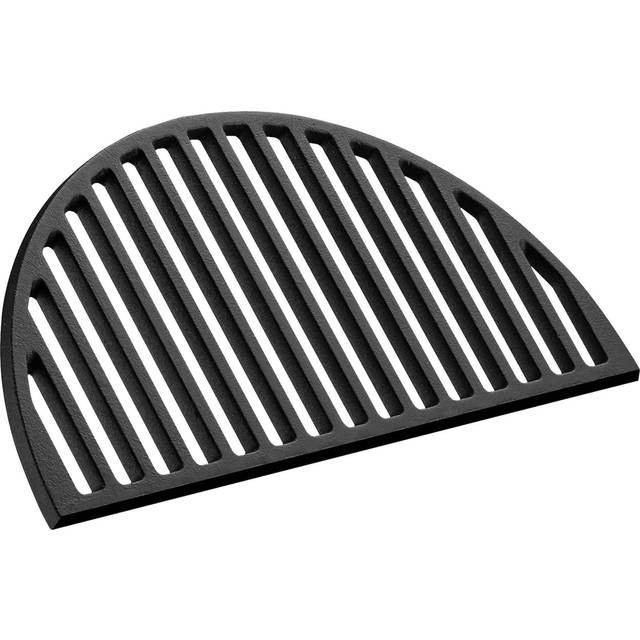 Wiltec Cast Iron Grill Grate 46.7 x 22.8 x 0.9 cm, Easy to Clean and Maintain BBQ Grate, Creates Appetising Char Lines, Even Heat Distribution, Pe...