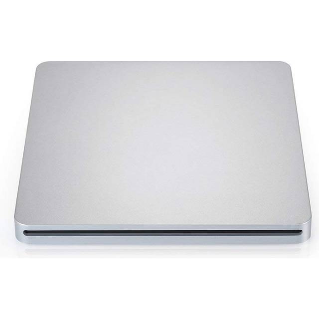 Soonhua usb 2.0 b&#xE4;rbar extern vcd cd-rw l&#xE4;sa och skriva cd dvd rom l&#xE4;sare spelare enhet f&#xF6;r imac macbook air pro laptop pc - silver--