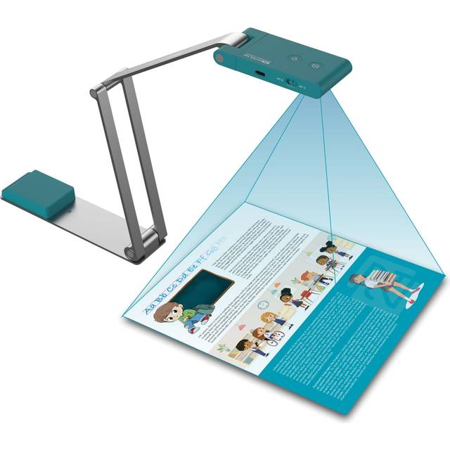 I.R.I.S. IRIScan Visualizer 7 Overhead scanner 4160 x 3120 DPI A3 Arctic blue, Silver