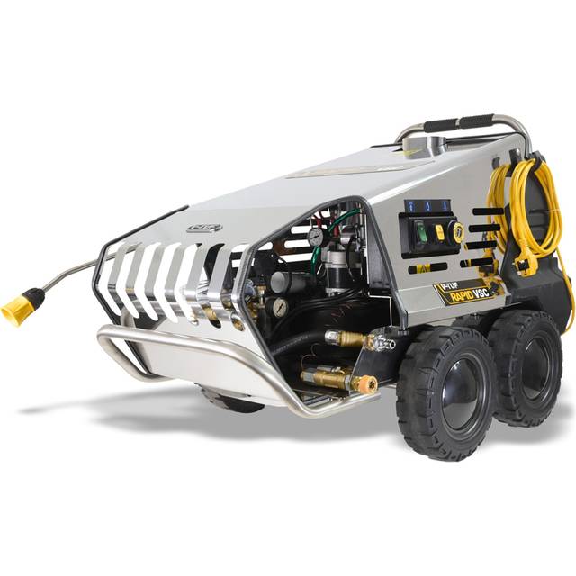 V-TUF RAPID VSCF Industrial Hot Water Pressure Washer 100Bar with Commercial Foam System - Multi - 90 x 75 x 110cm